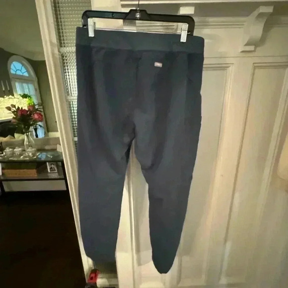 Figs technical collection scrub pants navy stretch tie waist size large - Picture 3 of 10